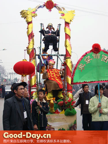 许岭灯会图片