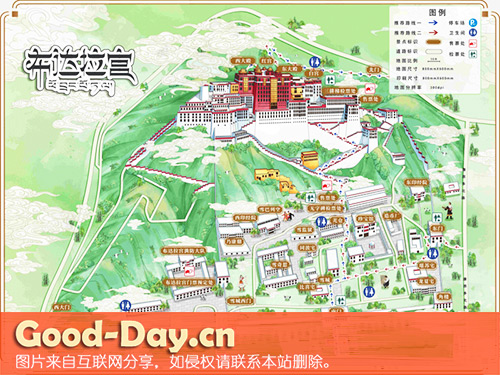 布达拉宫地图