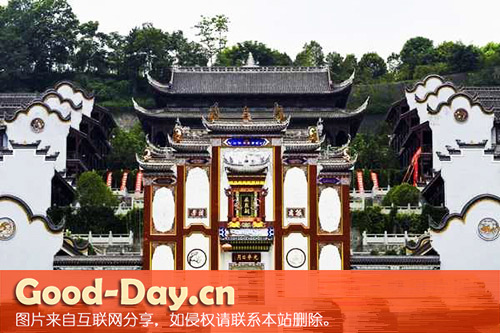 屈原祠全貌